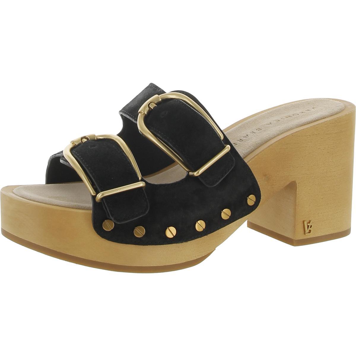 Женские черные сабо Veronica Beard Halifax Clog 85 среднего размера BM BHFO 7584 21890₽