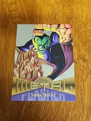 1995 Fleer Metal Marvel #41 Super Skrull SILVER FLASHER | eBay
