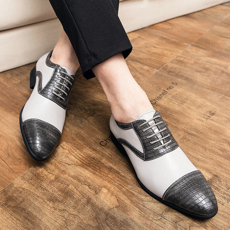 SAOLA Scarpe eleganti uomo a punta stringate formali Oxford matrimonio business scarpe casual