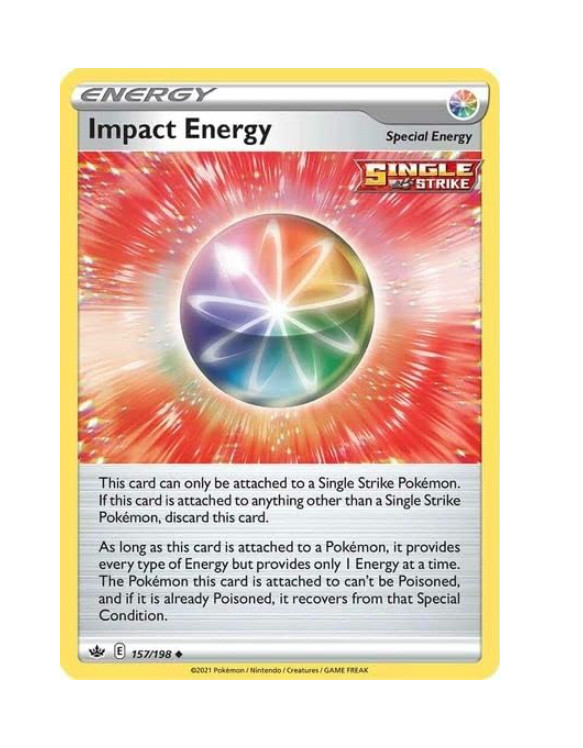 Pokemon - Impact Energy - 157/198 - Chilling Reign - NM/M - NEW