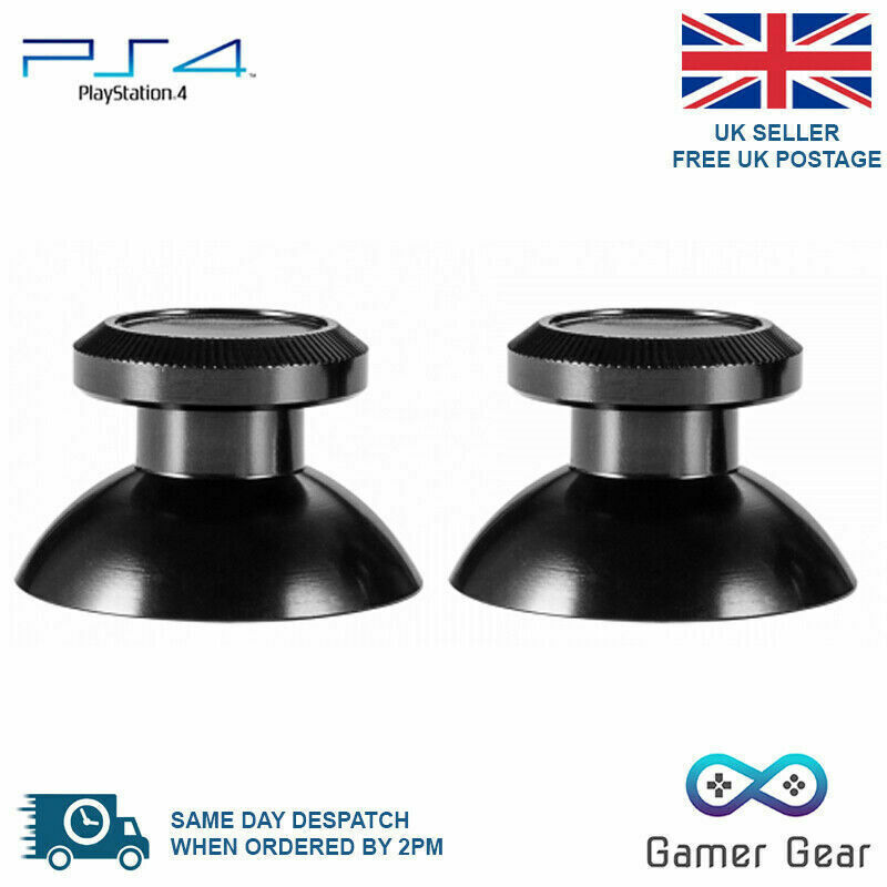 Metall Thumbsticks Für PS5 Controller | 2 Stück, Aluminiumlegierung | Schwarz, Austauschbare Joystick-Kappen