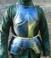 Medieval Stainless Steel Jacket Upper Body Gothic Armor Breastplate