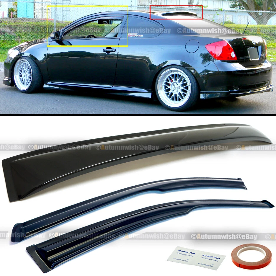 Scion tc rear window visor online