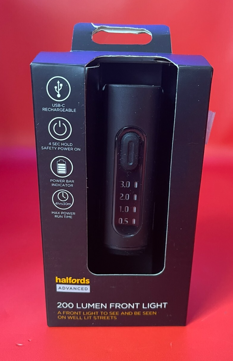 Halfords Advanced Bike Light Front Light Halfords Bike Light Set