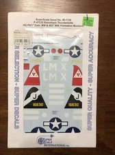 Superscale Decals 48-1138 1/48 scale P-47C/D Razorback Thunderbolts 