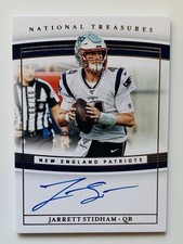 2019 National Treasures Jarrett Stidham RC Auto /99 BRONCOS PATRIOTS