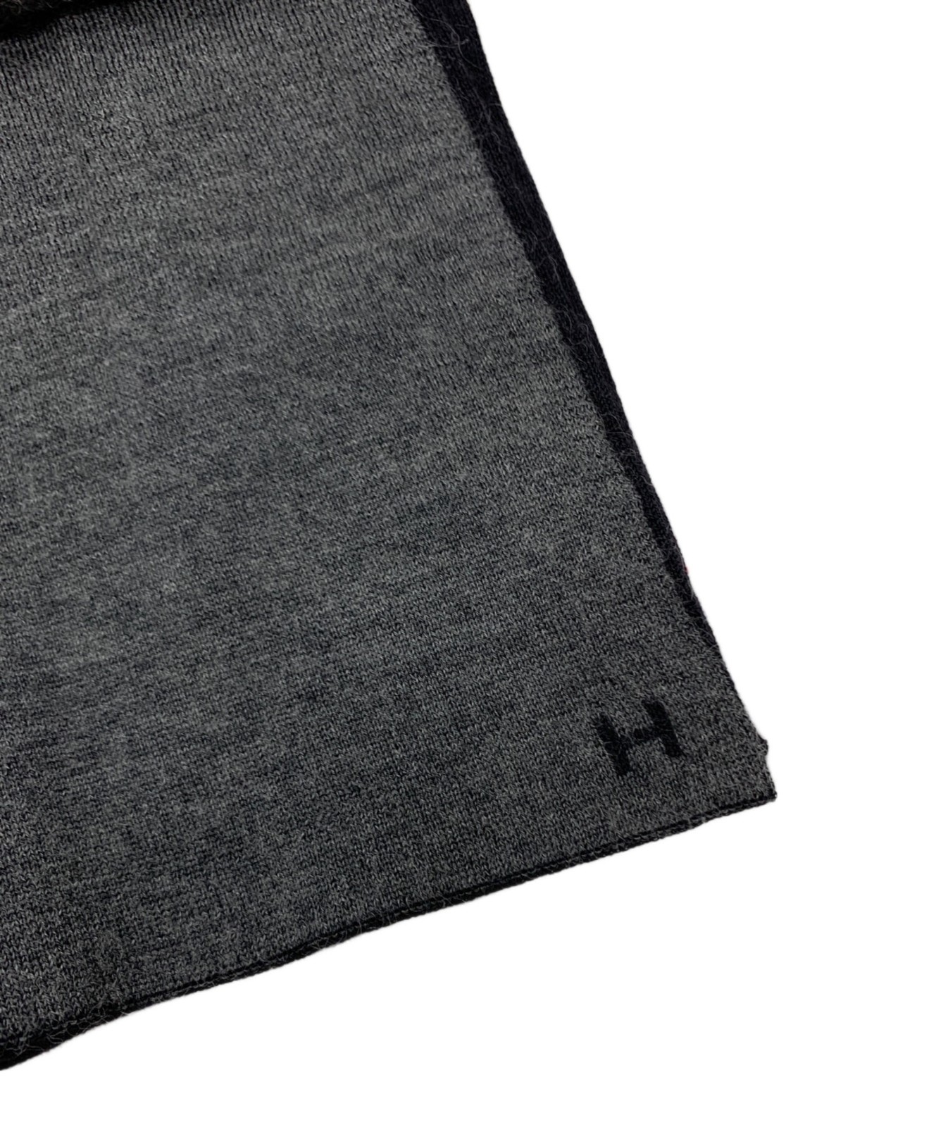 Hermes Reversible Scarf Rectangular Cashmere Silk… - image 4