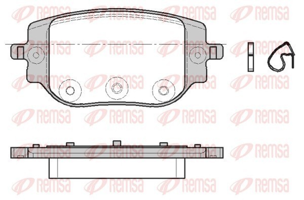 Remsa Bremsbelagsatz Scheibenbremse 1965.00 FüR Opel Vivaro K0 Bus Zafira Life 3-image