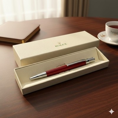 Rolex Ruby Red Oyster Ballpoint Pen V2 New in Box
