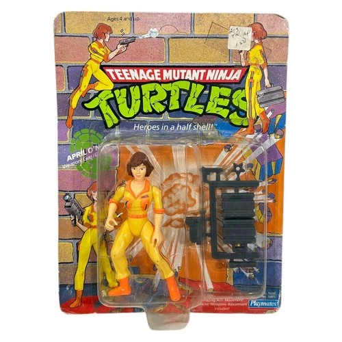 Teenage Mutant Ninja Turtles April O'Neil Figure 1990 Playmates Unpunched Vtg
