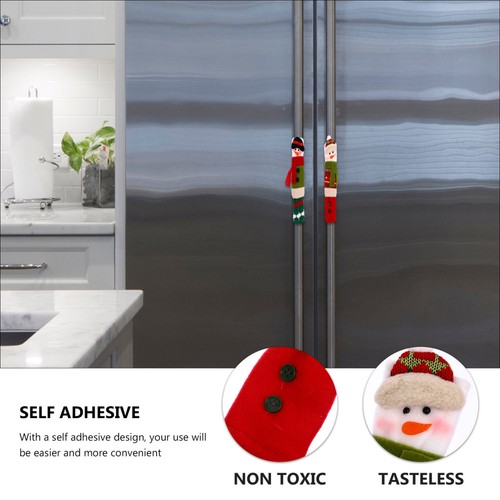  3 Pcs Refrigerator Covers for Handles Microwave Fridge Decoration - Zdjęcie 8 z 12