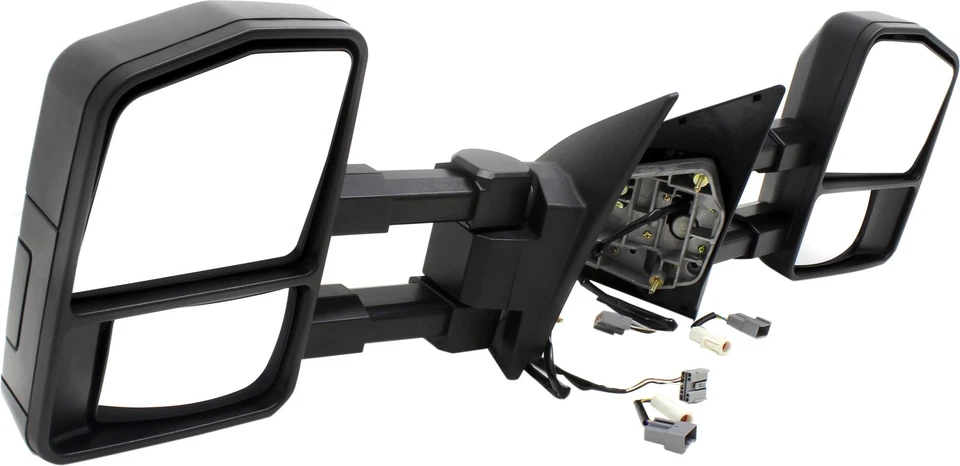 Espejo retrovisor derecho izquierdo negro para F-550 Super Duty 1999-2007 Foto 3 de 4