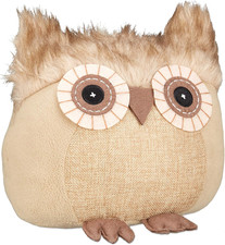 Gufo Fermaporta, Blocca Porte Decorativo, Da Pavimento, Imbottito Di Sabbia, Da 