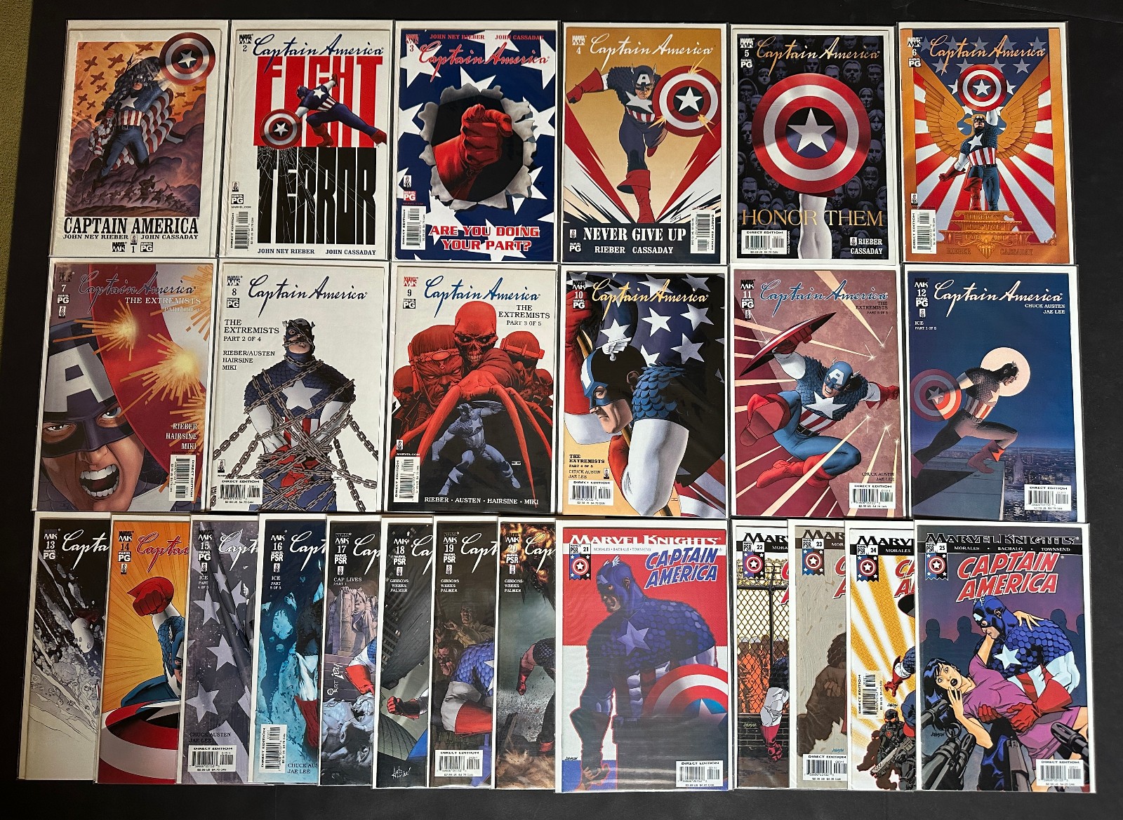CAPTAIN AMERICA #1-25 (2002) 🔥NM+/NM 🔥Marvel Knights Series