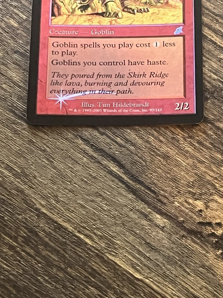 Magic: The Gathering Goblin Warchief Scourge Foil (MP) - Image 2 of 4