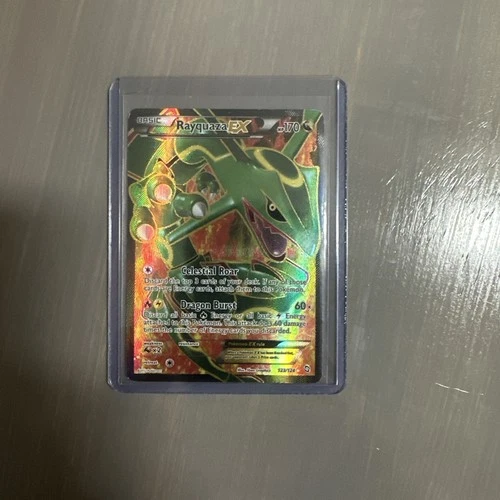 Rayquaza EX Full Art Ultra Rare Holo 123/124 Dragons Exalted Pokémon Card 170 HP