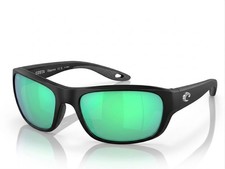 Costa Del Mar Clipperton Sunglasses matte black green 580 glass lens