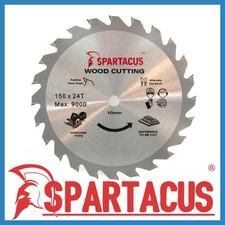 Spartacus Wood Cutting Saw Blade 150 mm x 24 Teeth x 10mm Ryobi RWSL1801M