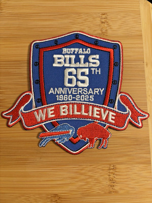 Buffalo Bills Embroidered Iron On Patch Great On Jackets & Hats NFL 5'' Inch New