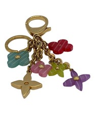 Authentic LOUIS VUITTON Porto Cles Pop Flower Bag Charm M66144 Keyring Keyholder