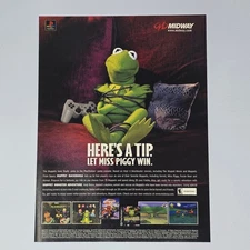 Muppet Race Mania Monster Adventure PS1 Tip Print Ad/Poster Promo Art
