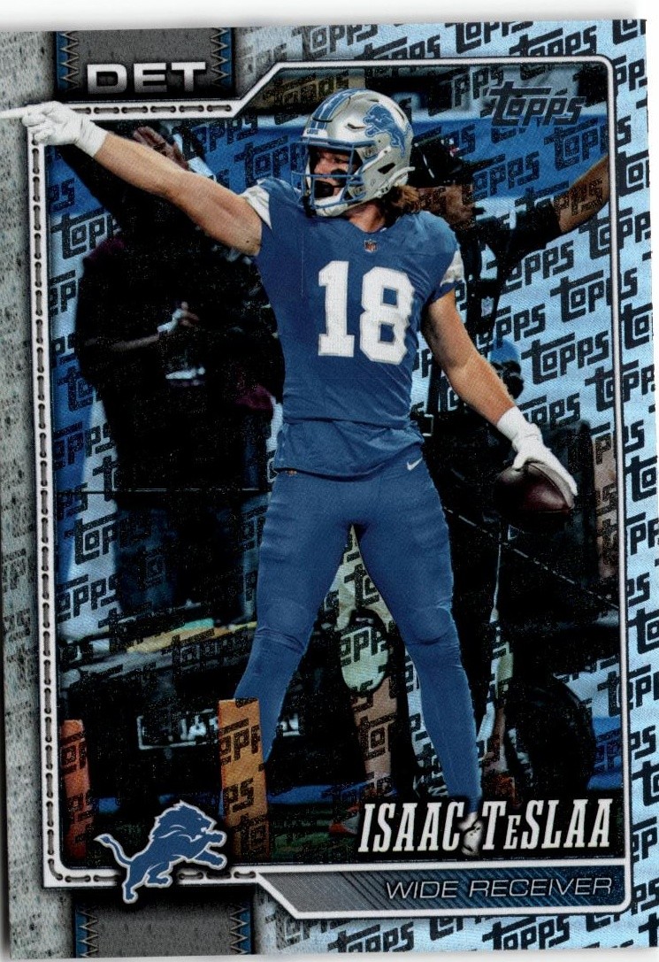 2026 Topps Flagship #64 Isaac TeSlaa Topps Logo Foilboard