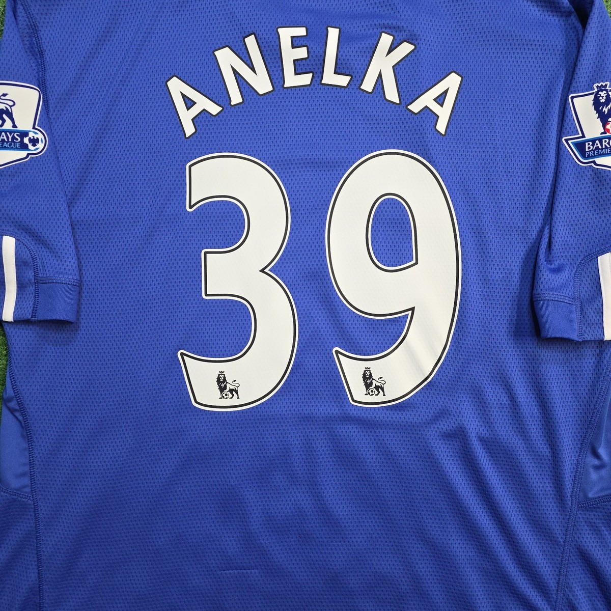 Adidas Chelsea FC Nicolas Anelka #39 2009/2010 Home Blue Jersey