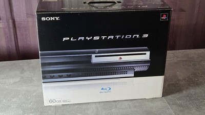 PS3 / Playstation 3-Konsole 60GB-abwärtskompatibel-Controller Zub.-OVP-Top