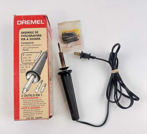 Dremel 1502SP Wood Burning Pyrography & Soldering Iron Kit + Tips