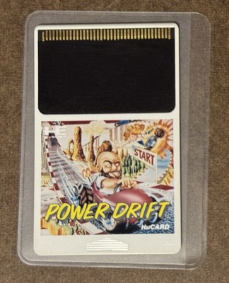 Power Drift NEC PC Engine Hucard Japan Import US Seller TESTED