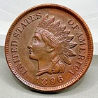1896 Indian Head Cent 1c Choice Uncirculated