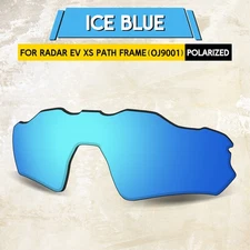 1.5MM POLARIZED Replacement Lenses for Oakley Radar EV XS Path OJ9001, Ice Blue 