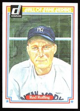 1983 Donruss Hall of Fame Heroes #31 Red Ruffing