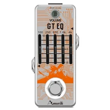 EQ Pedal 5 Band Equalizer Effects Pedal Analog Graphic Equalization Guitar Ef...