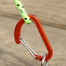 2pcs Stainless Steel Octopus Deck Peg Spiral Shaped Rope Buckle Camping Tools