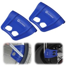 Gulfmew Rim Protectors for Tire Changing, 2 Piece Wheel Guard Kit Blue