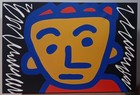 Mot Reywas 90's American Christian Neo-Pop Art Original Comic Color Keith Haring — photo 1