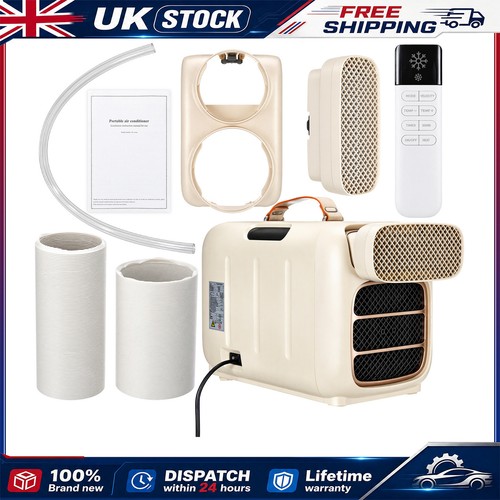 Portable Air Conditioner 4800BTU Cooling Heating 4-in-1 for RV Truck Camping UK