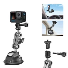 Car Suction Cup Camera Mount for DJI Pocket 3/Action 4/Insta360 X4/GoPro Accs