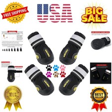 Dog Shoes for Large Dogs, Medium Dog Boots  Paw Protectors for Winter Snowy ...