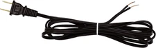 Creative Hobbies Black Lamp Cord - 12 Foot Long, SPT-1, 18 Gauge, UL Listed Powe
