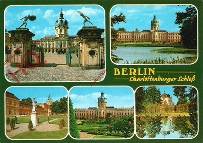 Ansichtskarte>>Berlin, Charlottenburger Schloss (Multiview)
