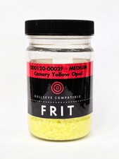 Bullseye Glass Frit 5 oz. Jar - Canary Yellow MEDIUM 90 COE