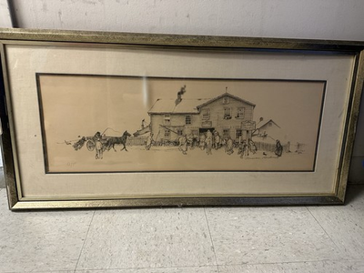 #ad Numbered And Signed Copy Of Norman Rockwell Art $1800.00