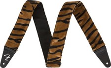 Genuine Fender 2" Wide, Wild Animal Faux Print Guitar Strap - Tiger
