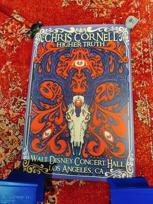 Chris Cornell Higher Truth 2015 Disney Concert Hall Tour Poster