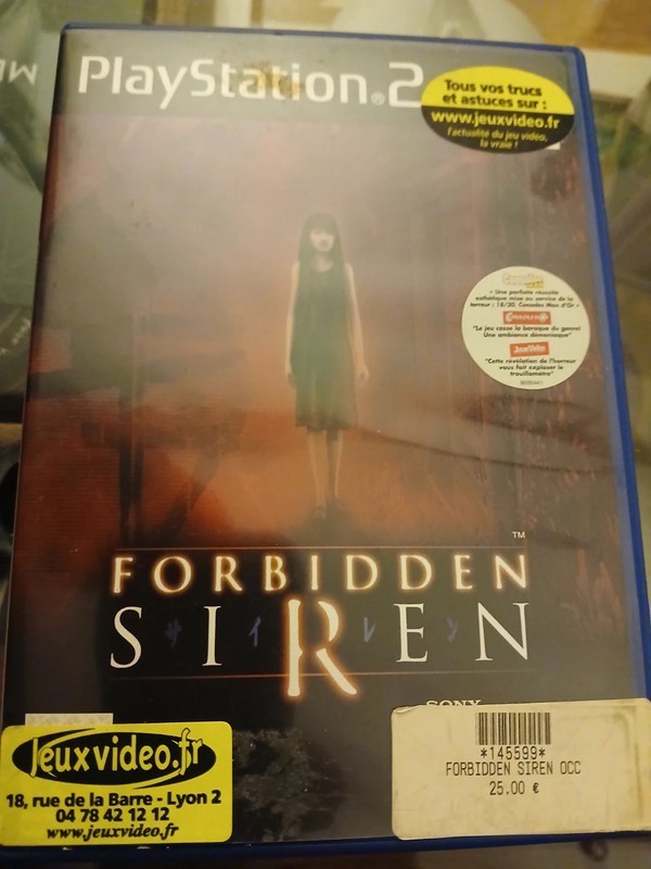 Forbidden Siren PS2 Playstation 2 PAL FR - en français sans notice