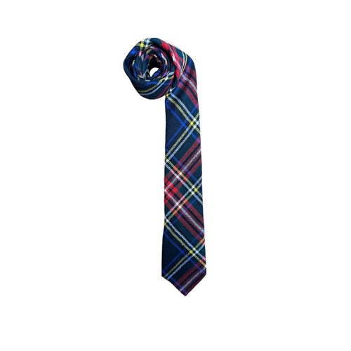 Corbata de Tartán Real Stewart Escocesa 100% Lana Gael De Colección Hecha en Escocia 3" - Imagen 2 de 3