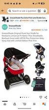 SnoozeShade Blackout for Buggy or Pushchair. Excellent condition. Pale pink trim