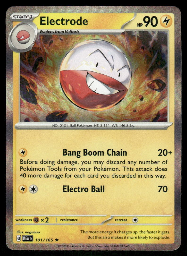 Electrode 101/165 - 151 - Holo Rare NM